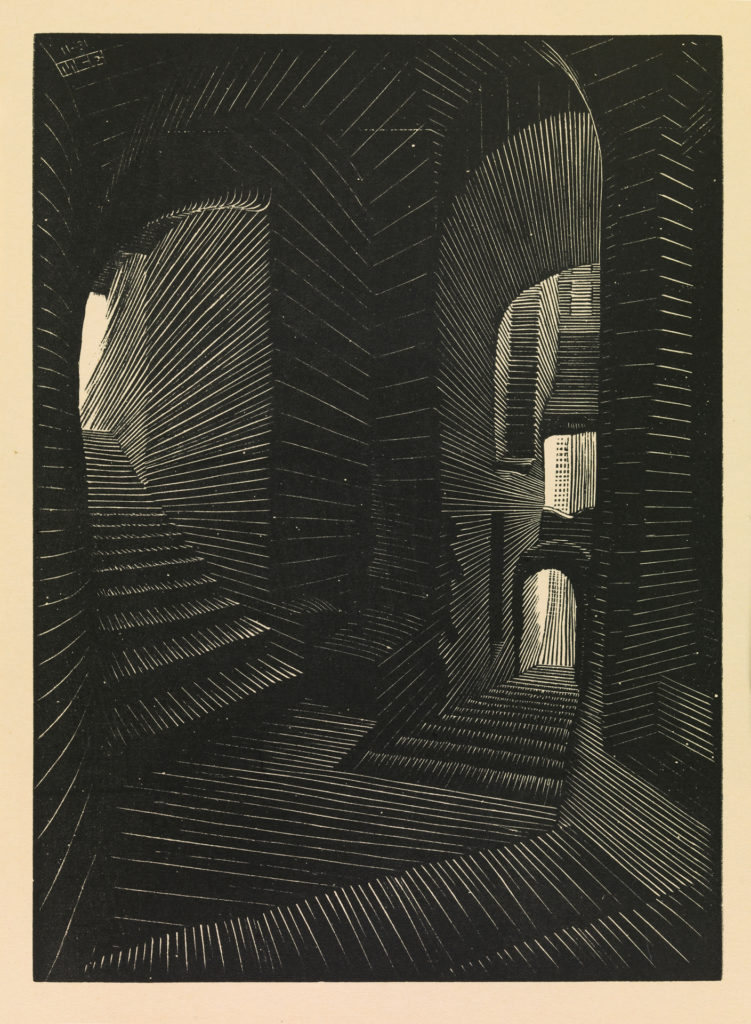 M.C. Escher, Covered Alley in Atrani (1931)